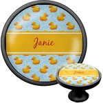 Rubber Duckie Cabinet Knob (Black) (Personalized)