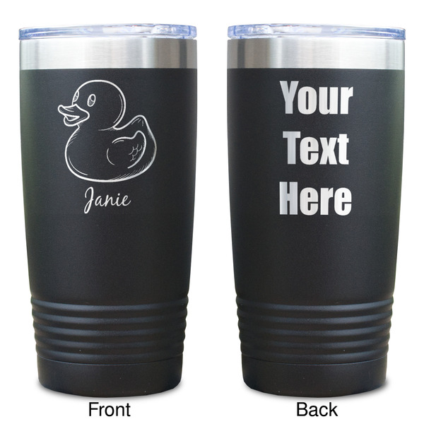 Rubber Duckie Black Polar Camel Tumbler - 20oz - Double Sided  - Approval