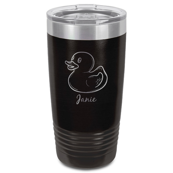 Rubber Duckie Black Polar Camel Tumbler - 20oz - Front