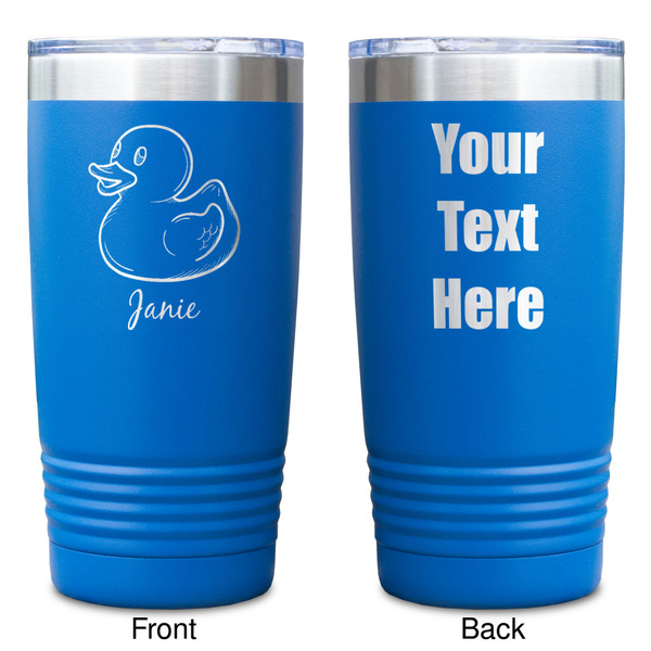 Rubber Duckie Blue Polar Camel Tumbler - 20oz - Double Sided - Approval