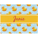 Rubber Duckie Woven Fabric Placemat - Twill w/ Name or Text