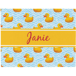 Rubber Duckie Woven Fabric Placemat - Twill w/ Name or Text