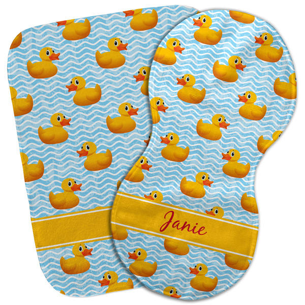 Custom Rubber Duckie Burp Cloth (Personalized)
