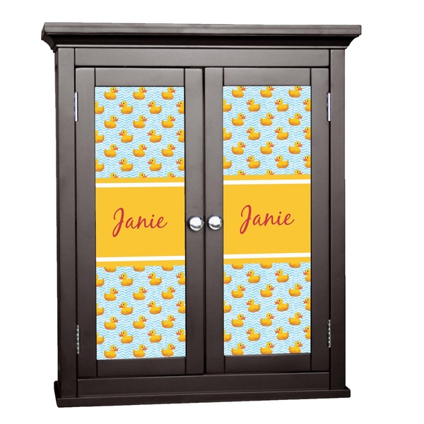 Custom Rubber Duckie Cabinet Decal - Medium (Personalized)