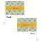 Rubber Duckie Car Flag - 11" x 8" - Front & Back View