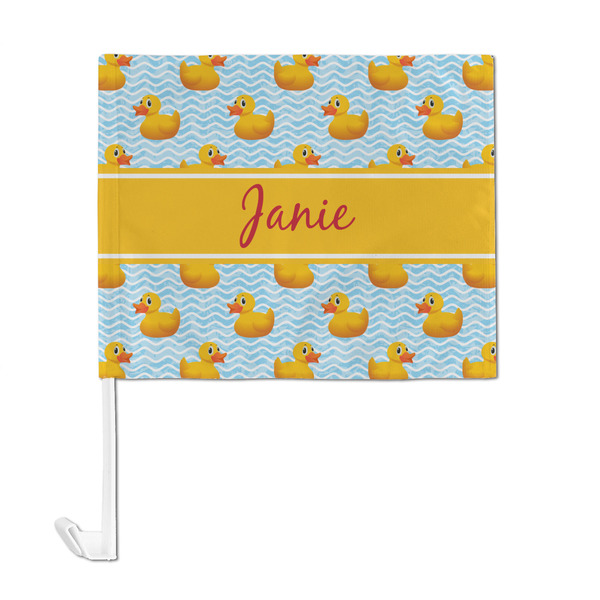 Rubber Duckie Car Flag - Large - FRONT