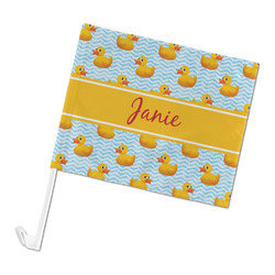 Rubber Duckie Car Flag - Large (Personalized)