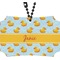 Rubber Duckie Rear View Mirror Ornament (Personalized)