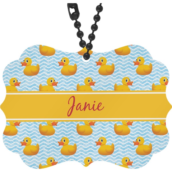 Custom Rubber Duckie Rear View Mirror Charm (Personalized)