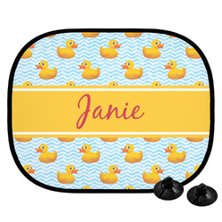 Rubber Duckie Car Side Window Sun Shade (Personalized)