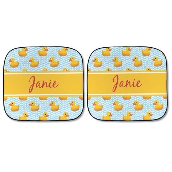 Rubber Duckie Car Sun Shades - FRONT