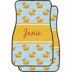 Rubber Duckie Car Floor Mats (Front Seat) (Personalized)