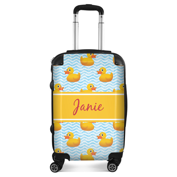 Custom Rubber Duckie Suitcase - 20" Carry On (Personalized)