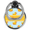 Rubber Duckie Cell Phone Ring Stand & Holder - Front (Collapsed)