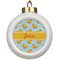 Rubber Duckie Ceramic Ball Ornament (Personalized)