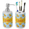Rubber Duckie Ceramic Bathroom Accessories Set (Personalized)