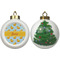 Rubber Duckie Ceramic Christmas Ornament - X-Mas Tree (APPROVAL)