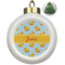 Rubber Duckie Ceramic Christmas Ornament - Xmas Tree (Front View)