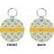 Rubber Duckie Circle Keychain (Front + Back)
