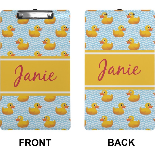 Rubber Duckie Clipboard (Legal) (Front + Back)