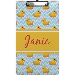 Rubber Duckie Clipboard (Legal Size) (Personalized)