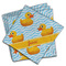 Rubber Duckie Cloth Napkins - Personalized Dinner (PARENT MAIN Set of 4)
