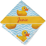 Rubber Duckie Cloth Cocktail Napkin - Single w/ Name or Text