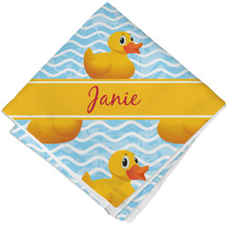 Rubber Duckie Cloth Napkin w/ Name or Text