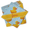 Rubber Duckie Cloth Napkins - Personalized Lunch (PARENT MAIN Set of 4)