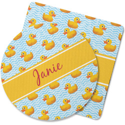 Rubber Duckie Rubber Backed Coaster (Personalized)