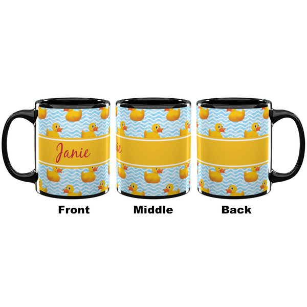 Rubber Duckie Coffee Mug - 11 oz - Black APPROVAL