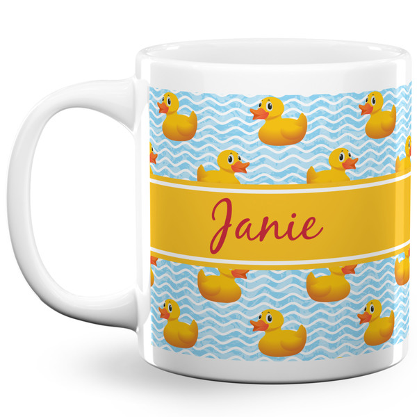Rubber Duckie Coffee Mug - 20 oz - White