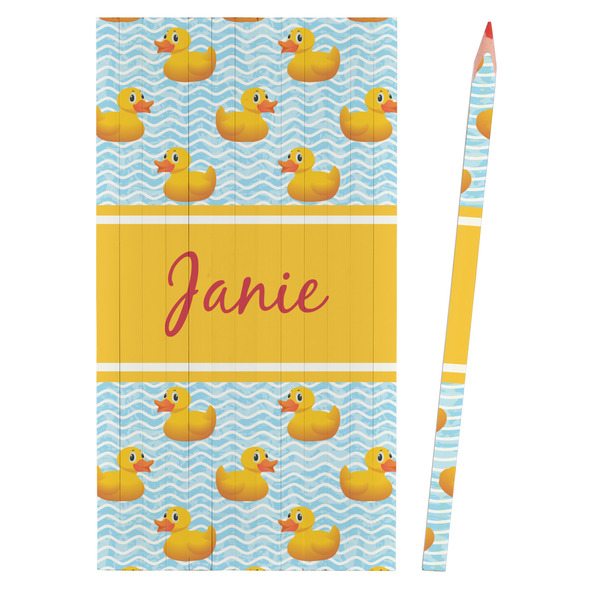 Rubber Duckie Colored Pencils - Front View
