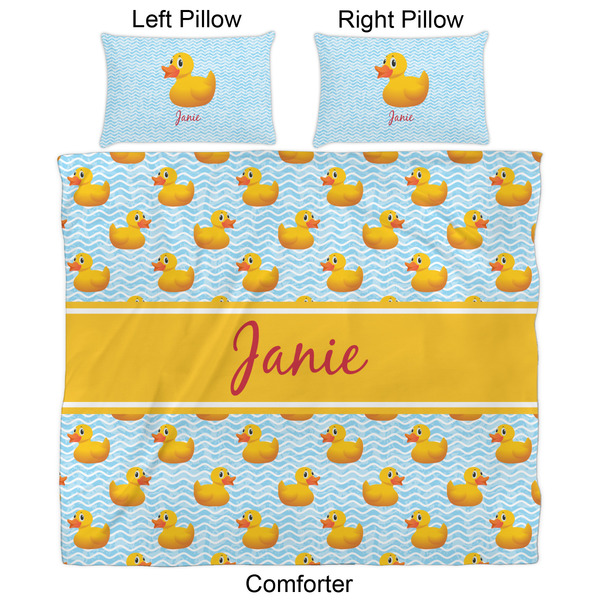Rubber Duckie Comforter Set - King - Approval