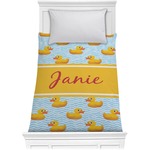 Rubber Duckie Comforter - Twin (Personalized)