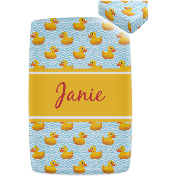 Rubber Duckie Crib Fitted Sheet - Apvl