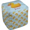 Rubber Duckie Cube Poof Ottoman (Bottom)