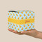 Rubber Duckie Cube Favor Gift Box - On Hand - Scale View