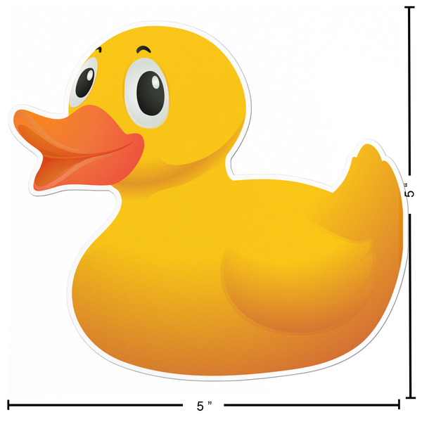 Rubber Duckie Custom Shape Iron On Patches - L - APPROVAL