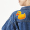 Rubber Duckie Custom Shape Iron On Patches - L - MAIN