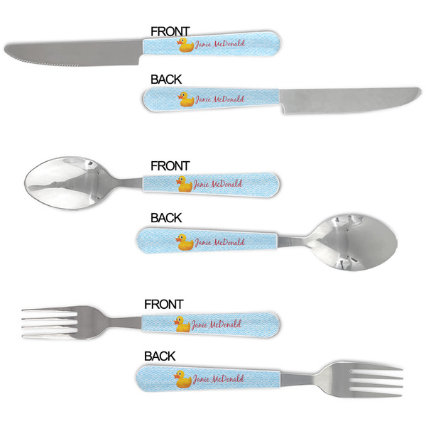 Rubber Duckie Cutlery Set - APPROVAL