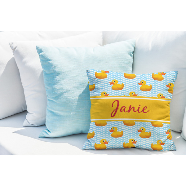 Rubber Duckie Decorative Pillow Case - LIFESTYLE 2