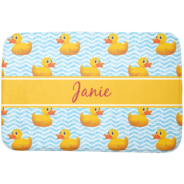 Custom Rubber Duckie Dish Drying Mat w/ Name or Text