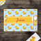 Rubber Duckie Disposable Paper Placemat - In Context