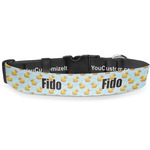 Rubber Duckie Deluxe Dog Collar - Extra Large (16" to 27") (Personalized)