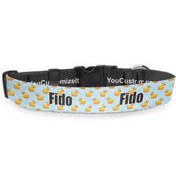 Rubber Duckie Deluxe Dog Collar (Personalized)