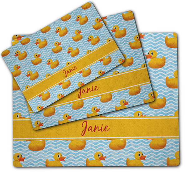 Rubber Duckie Dog Food Mat - MAIN (sm, med, lrg)