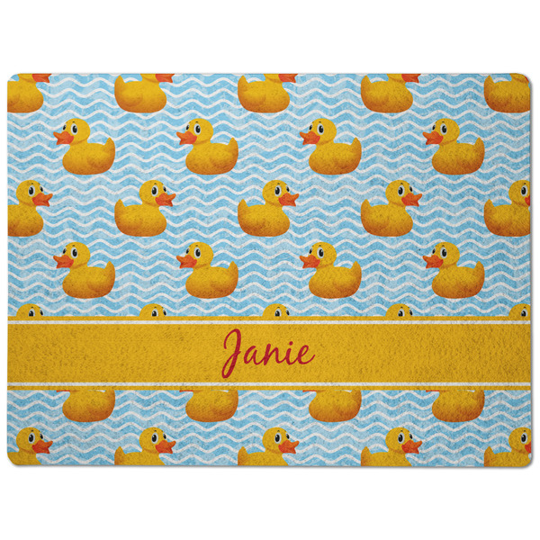 Rubber Duckie Dog Food Mat - Medium without bowls
