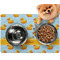 Rubber Duckie Dog Food Mat - Small LIFESTYLE