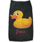 Rubber Duckie Dog T-Shirt - Flat